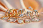 Minimalist engagement rings